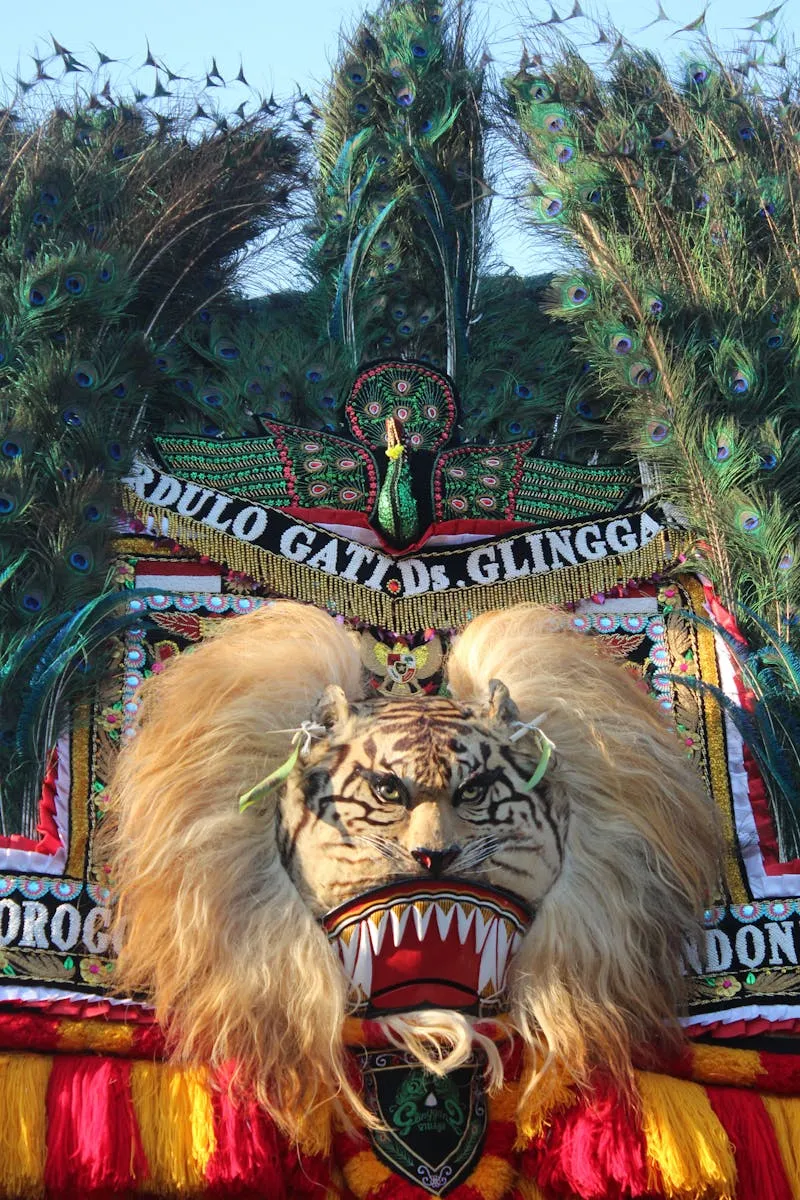 Traditional Decorations at a Festival