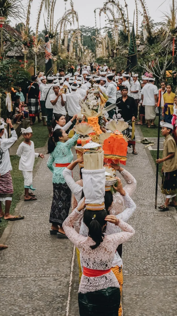 group of people parade on street