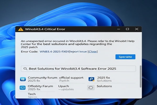 Winobit3.4 Software Error Fix 2025 | Best Solutions