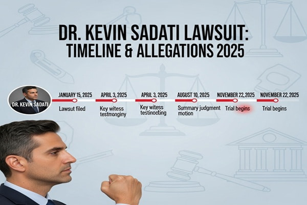 Dr Kevin Sadati Lawsuit: Timeline & Allegations 2025
