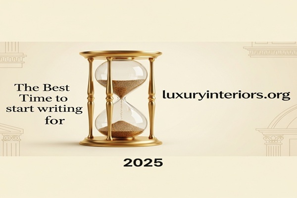 The Best Time to start writing for luxuryinteriors.org 2025
