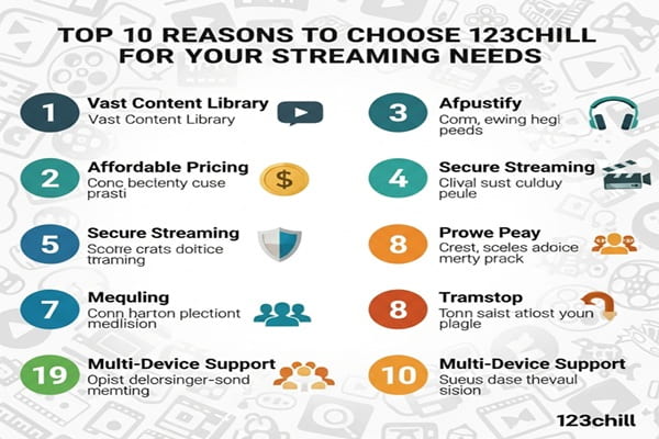 Top 10 Reasons to Choose 123chill for Your Streaming Needs