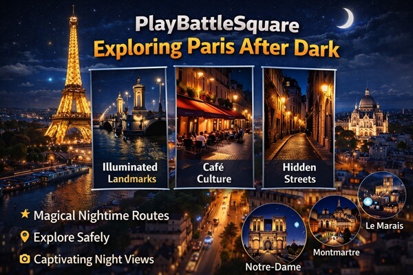 PlayBattleSquare Exploring Paris After Dark: Why Nighttime Wins