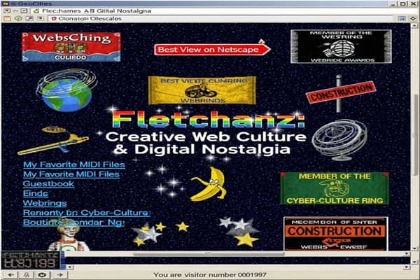 Geocities Fletchanz: Creative Web Culture & Digital Nostalgia